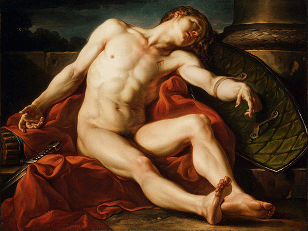 Jean-Simon Berthemlemy, Death of a Gladiator, 1773, Los Angeles County Museum of Art. Image: Los Angeles County Museum of Art, Gift of The Ahmanson Foundation, M. 83. 169